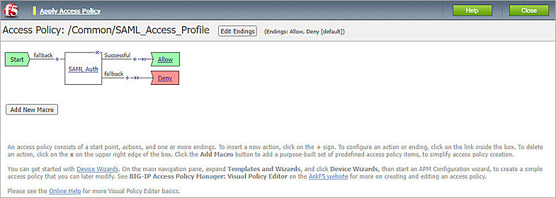 F5 BIG-IP APM SAML Integration with AuthPoint
