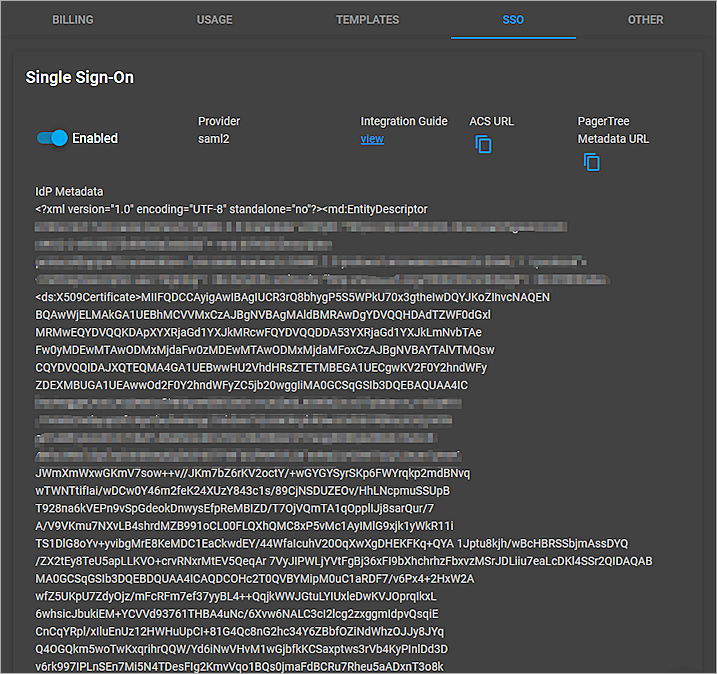 Screenshot pf PagerTree, picture2