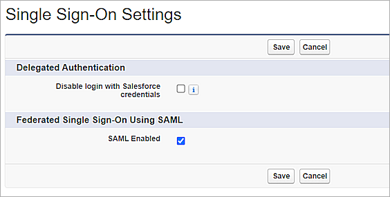 enable saml
