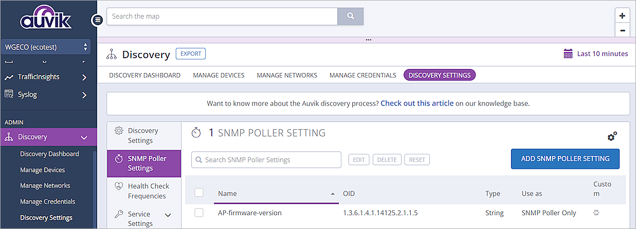 Auvik Integration with Wi-Fi in WatchGuard Cloud Access Points