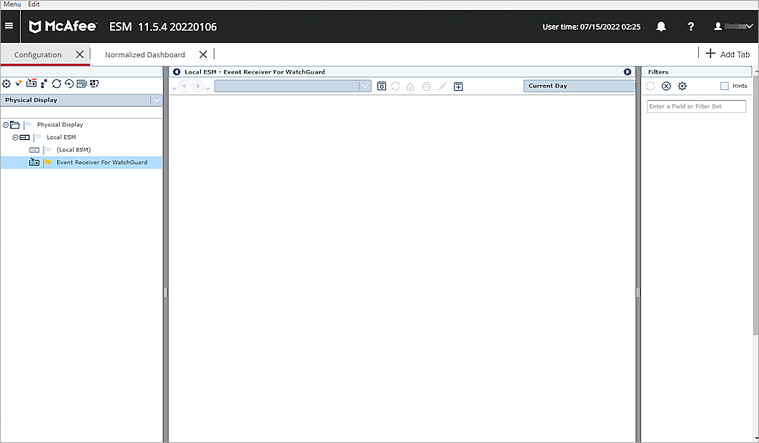 Screen shot of the ESM_009