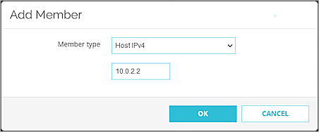 Screenshot of the Policy settings on a Firebox