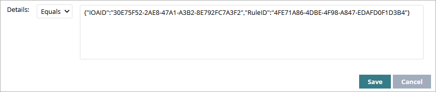 Edit Automatic Deletion Rule - Details section of dialog box in Endpoint Security