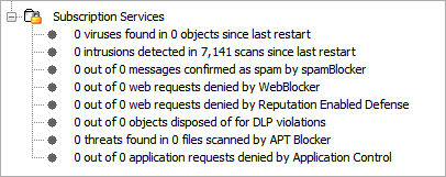 screenshot of security services