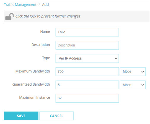 Per IP Address user interface.