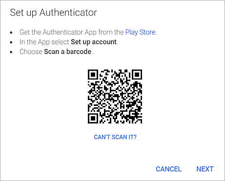Setting up Google Authenticator is as easy as scanning a QR code♎️ ...