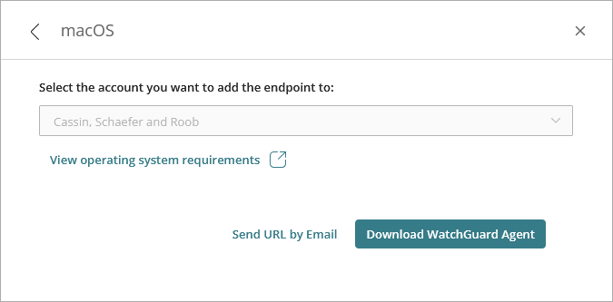 Screen shot of Add Endpoints dialog box for Mac OS (FireCloud)