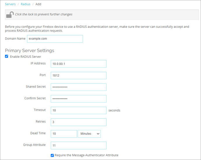 Screenshot of the Group Attribute text box.