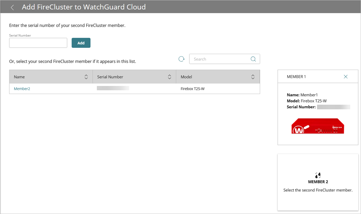 Screen shot of the Add Device Wizard (Member2)