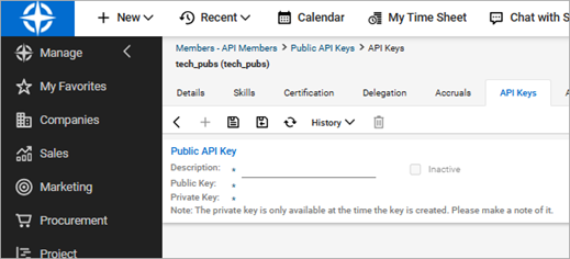 Screen shot of the ConnectWise Manage user interface