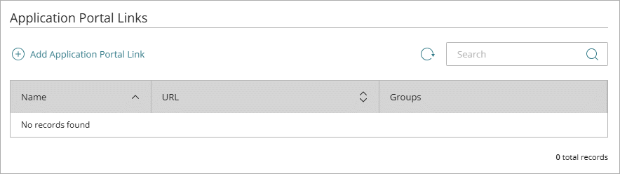Screen shot of the Corporate Credentials page.