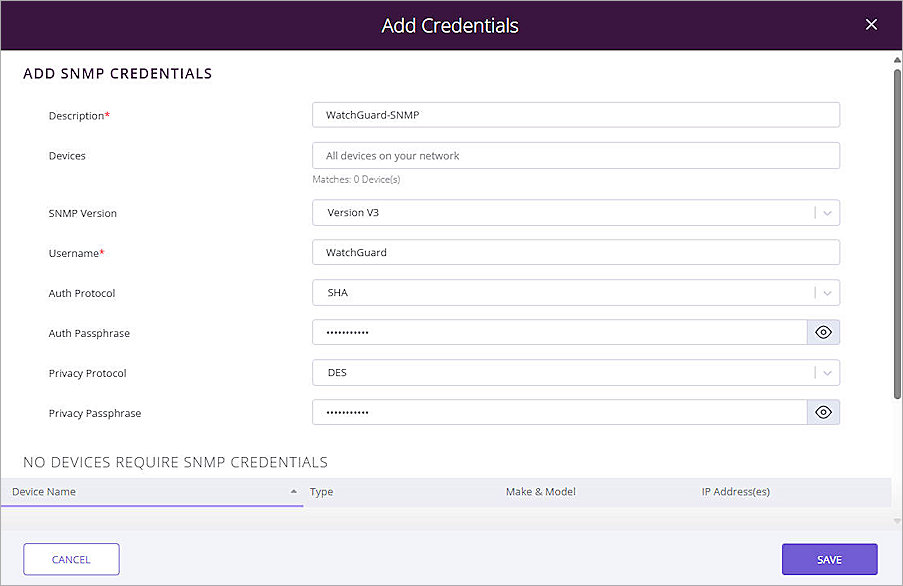 Auvik Integration with Wi-Fi in WatchGuard Cloud Access Points