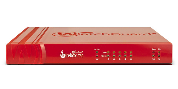 Fotografía de un dispositivo Firebox T30-W de WatchGuard