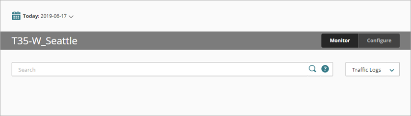 Screen shot of the Búsqueda de Logs page