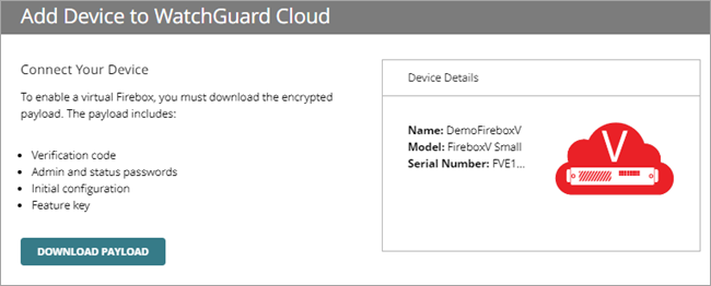 Screenshot of the Connect Your Device page