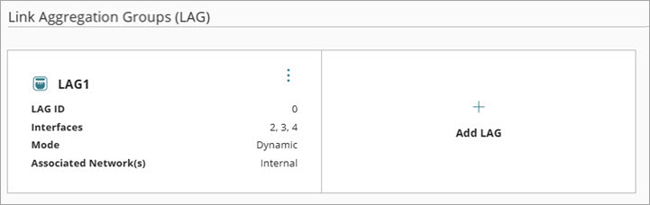 Screenshot of the newly-added LAG