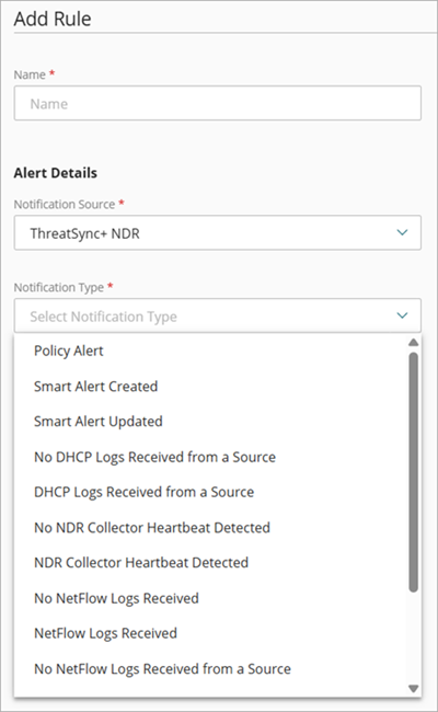 Screenshot of the Add Rule page in WatchGuard Cloud
