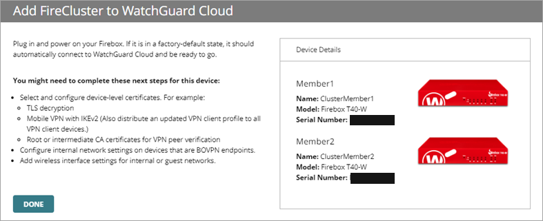 Screenshot of the Connect Your Device page