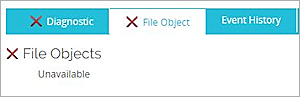Screen shot of the File Object tab