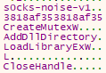 IDA view showing NoisyS0cks main functions, including service execution and scheduled task creation routines