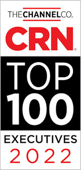 CRN Top 100 Executives 2022 award badge