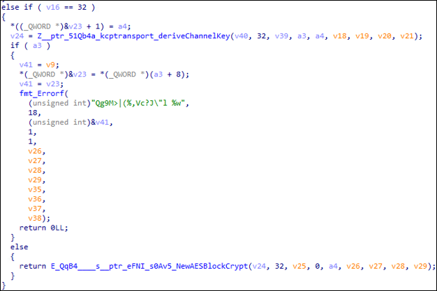 IDA view showing NoisyS0cks main functions, including service execution and scheduled task creation routines