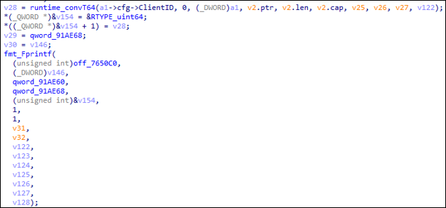 IDA view showing NoisyS0cks main functions, including service execution and scheduled task creation routines