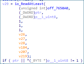 IDA view showing NoisyS0cks main functions, including service execution and scheduled task creation routines