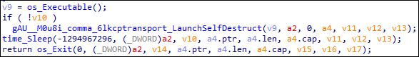 IDA view showing NoisyS0cks main functions, including service execution and scheduled task creation routines