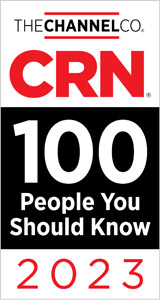 CRN 100 People You Should Know 2023 Award badge