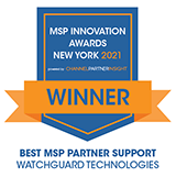 MSP Innovation Awards 2021 Winner Badge