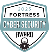 2023 Fortress Cyber Security Award badge