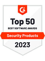 G2 Top 50, Security Products Best Software Awards 2023