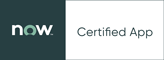 Logotipo: aplicación certificada de ServiceNow