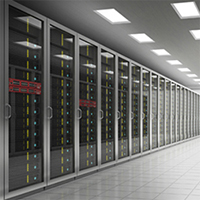 Photo: Server room with WatchGuard Fireboxes