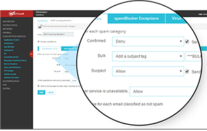 Screenshot: spamBlocker