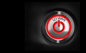 Hardware button lit up in red