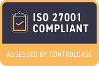 Cumple con la norma ISO 27001 - Evaluado por ControlCase