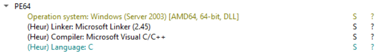 File analysis showing the 64-bit Adobe.dll malicious component compiled in C with Microsoft Visual C/C++, associated with the OnionDrop-related ClipBanker activity observed in the ErrTraffic campaign.