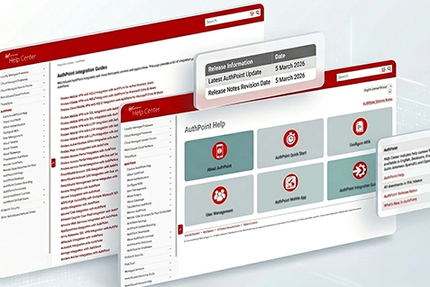 AuthPoint documentation pages