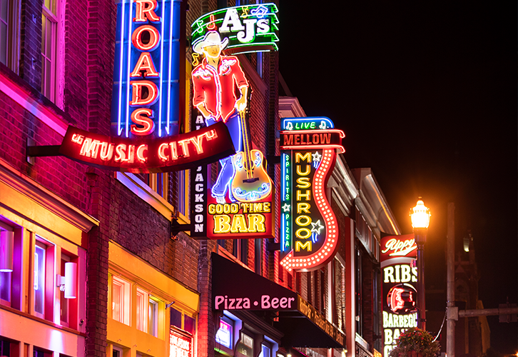 scenic view of Nashville