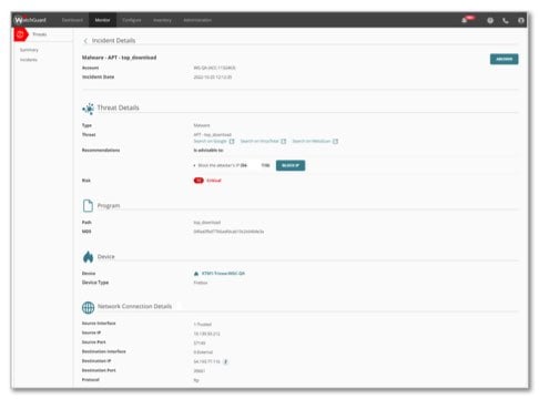 WatchGuard Cloud Screenshot