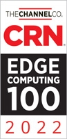 CRN Edge Computing 100 award badge - 2022