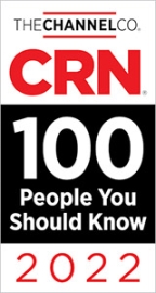 CRN’s 100 People You Should Know 2022 award badge