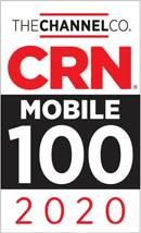 CRN Mobile 100 - 2020 Award badge