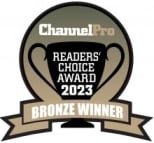 ChannelPro Readers’ Choice Awards 2023 Bronze Winner award badge