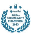 Canalys Global Cybersecurity Champion 2023 award badge