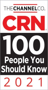 2021 CRN 100 People You Should Know Award Logo