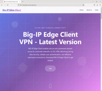 F5 BIG-IP Client doppelganger webpage